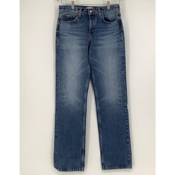 NEW! RE/DONE Levi's Easy Straight Size 26 Speedway jeans $315 msrp G17-13 - Picture 2 of 9